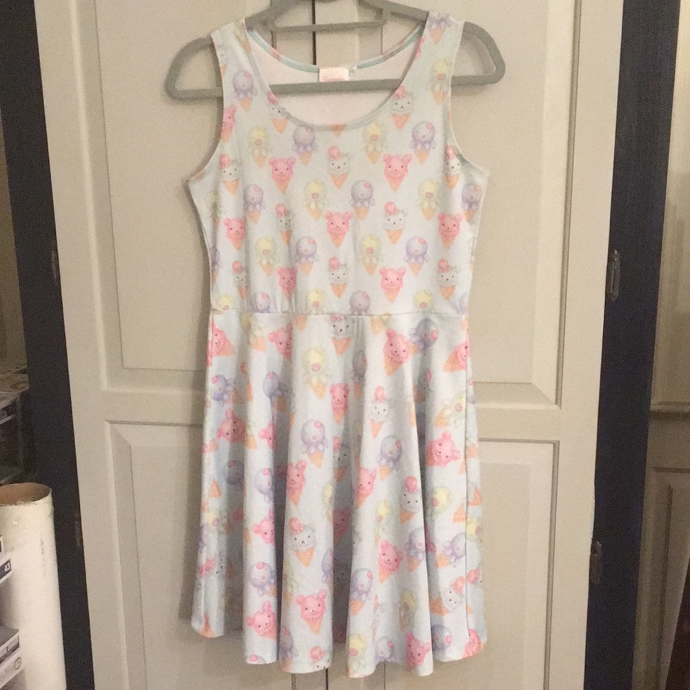 Miss Octopie Skater Dress Kawaii Print